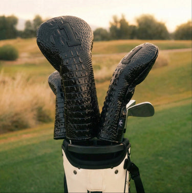 Premium Midnight Croc Headcover - HeadCaddy
