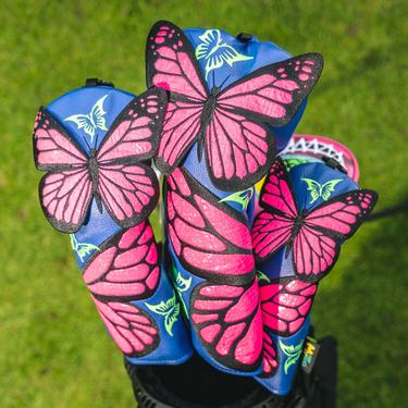 Premium Neon Butterfly Headcover - Lifestyle