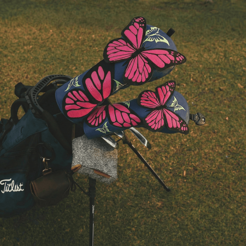 Premium Neon Butterfly Headcover - HeadCaddy
