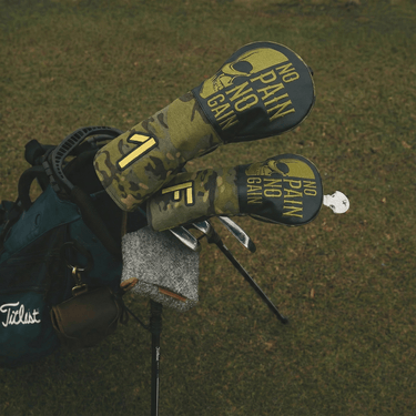 Premium No Pain No Gain Headcover - HeadCaddy