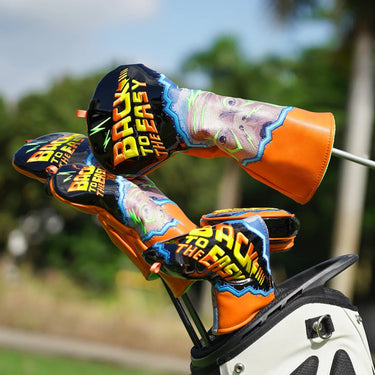 Premium Orange Doc Blade Putter Black Orange Cover - HeadCaddy