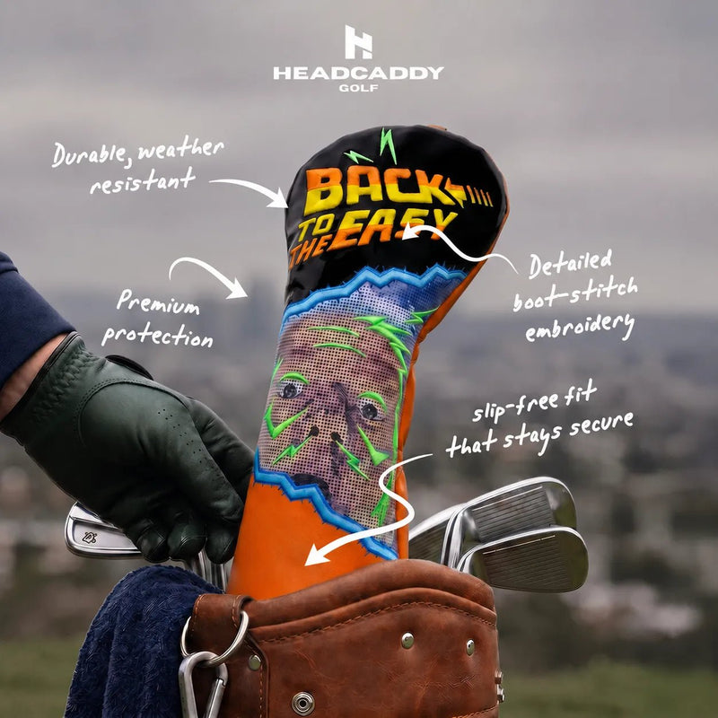 Premium Orange Doc Headcover - HeadCaddy