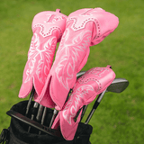 Premium Pink Cowboy Headcover - Lifestyle