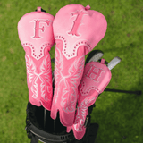 Premium Pink Cowboy Headcover - Lifestyle