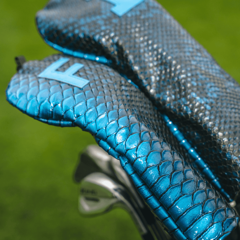 Premium Sapphire Croc Headcover - Lifestyle