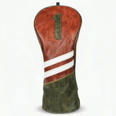 Premium Striped Leather Headcover - HeadCaddy