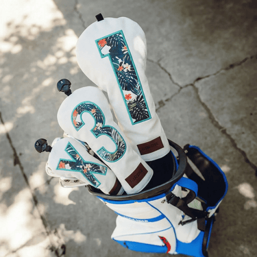Premium Tropical Numbers Headcover - HeadCaddy