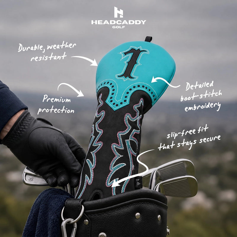 Premium Vibrant Cowboy Headcover - HeadCaddy