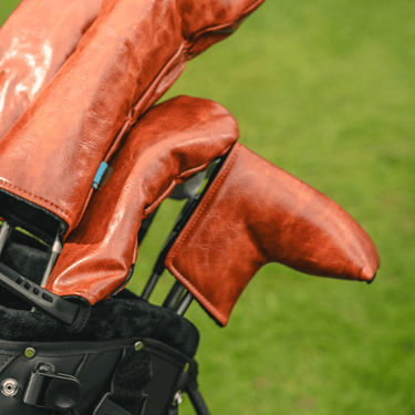 Premium Vintage Leather Blade Putter Cover - Lifestyle