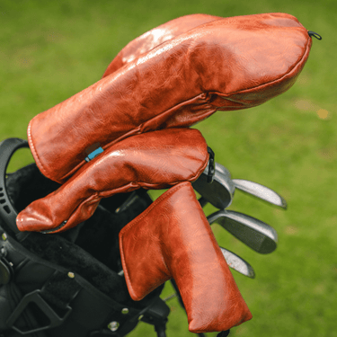 Premium Vintage Leather Blade Putter Cover - Lifestyle