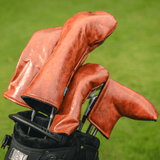 Premium Vintage Leather Headcover - Lifestyle