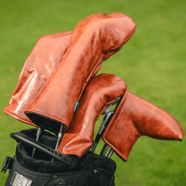 Premium Vintage Leather Headcover - Lifestyle