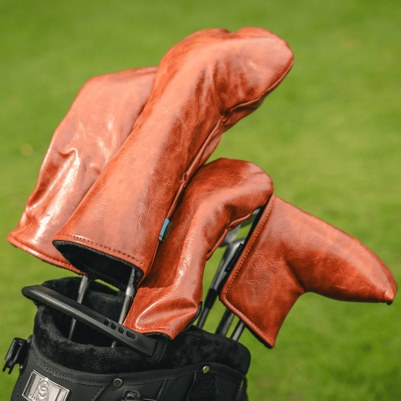 Premium Vintage Leather Headcover - Lifestyle