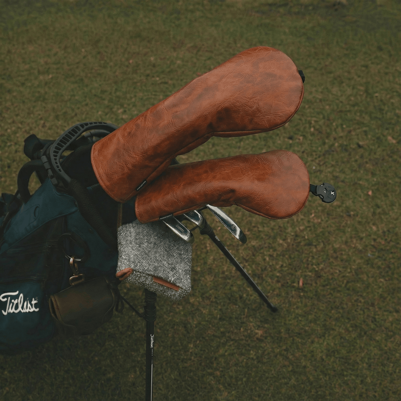 Premium Vintage Leather Headcover - HeadCaddy