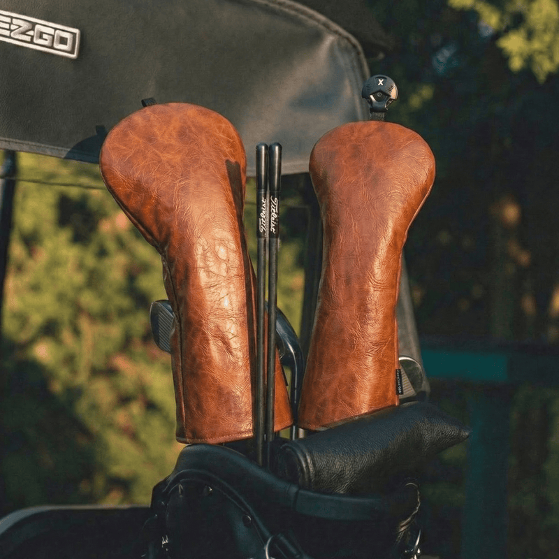 Premium Vintage Leather Headcover - HeadCaddy