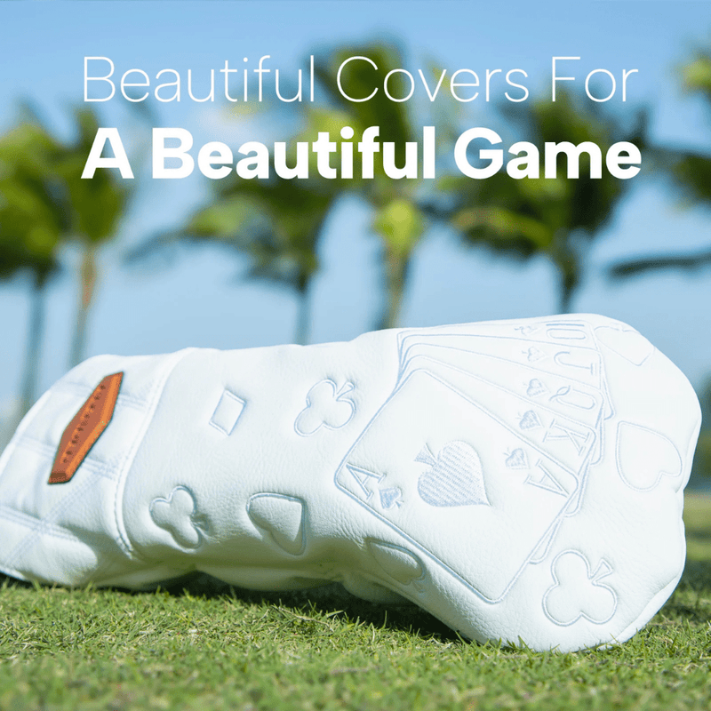 Premium White Out Headcover - HeadCaddy