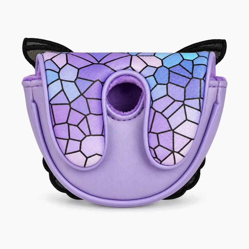 Purple Butterfly Center Shaft Putter Cover - Detail