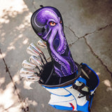 Purple Kraken Driver Headcover - Lifestyle