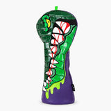 Purple Leather Gator Driver Headcover - HeadCaddy