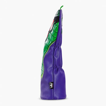 Purple Leather Gator Driver Headcover - HeadCaddy