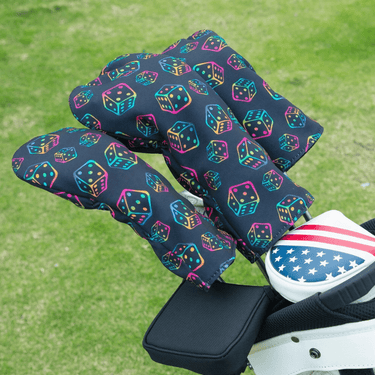 Rainbow Dice Headcovers - HeadCaddy