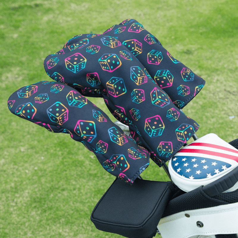 Rainbow Dice Headcovers - HeadCaddy