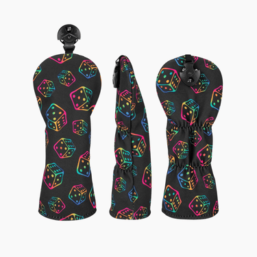 Rainbow Dice Headcovers - HeadCaddy