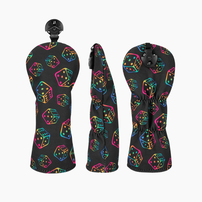 Rainbow Dice Headcovers - HeadCaddy