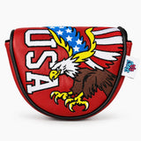 Red USA Eagle Mallet Putter Cover - HeadCaddy