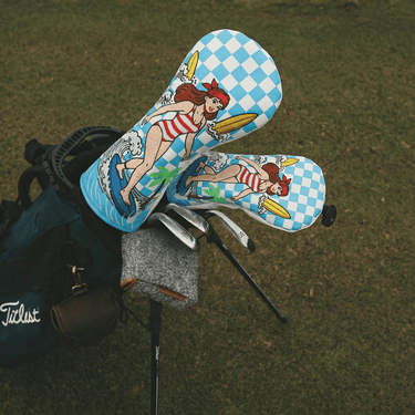 Retro Surf Girl Headcover - HeadCaddy