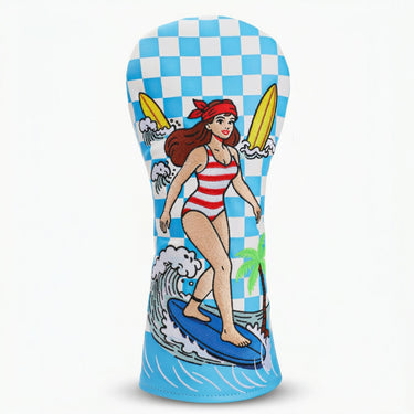 Retro Surf Girl Headcover - HeadCaddy