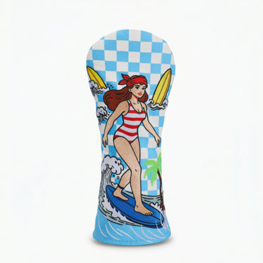 Retro Surf Girl Headcover - HeadCaddy