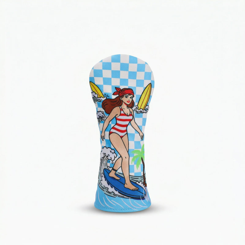 Retro Surf Girl Headcover - HeadCaddy
