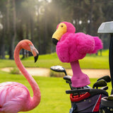 Sassy Flamingo Driver Headcover - Lifestyle