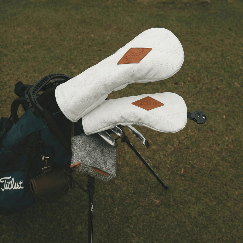 Silent White Headcover - HeadCaddy