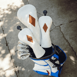 Silent White Headcover - HeadCaddy