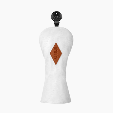 Silent White Headcover - HeadCaddy