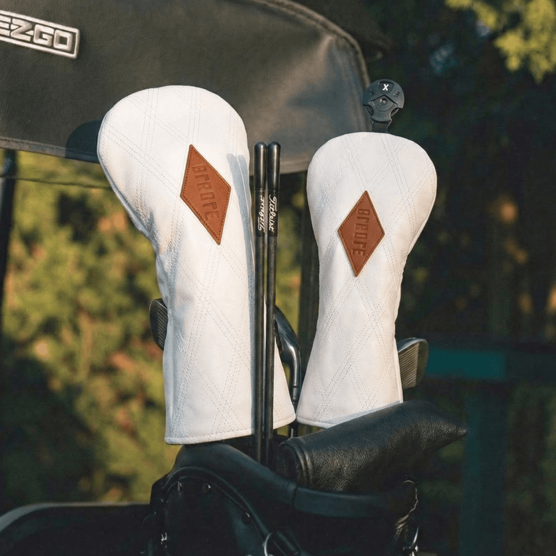 Silent White Headcover - HeadCaddy