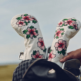 Spring Hibiscus Headcover - White - Lifestyle