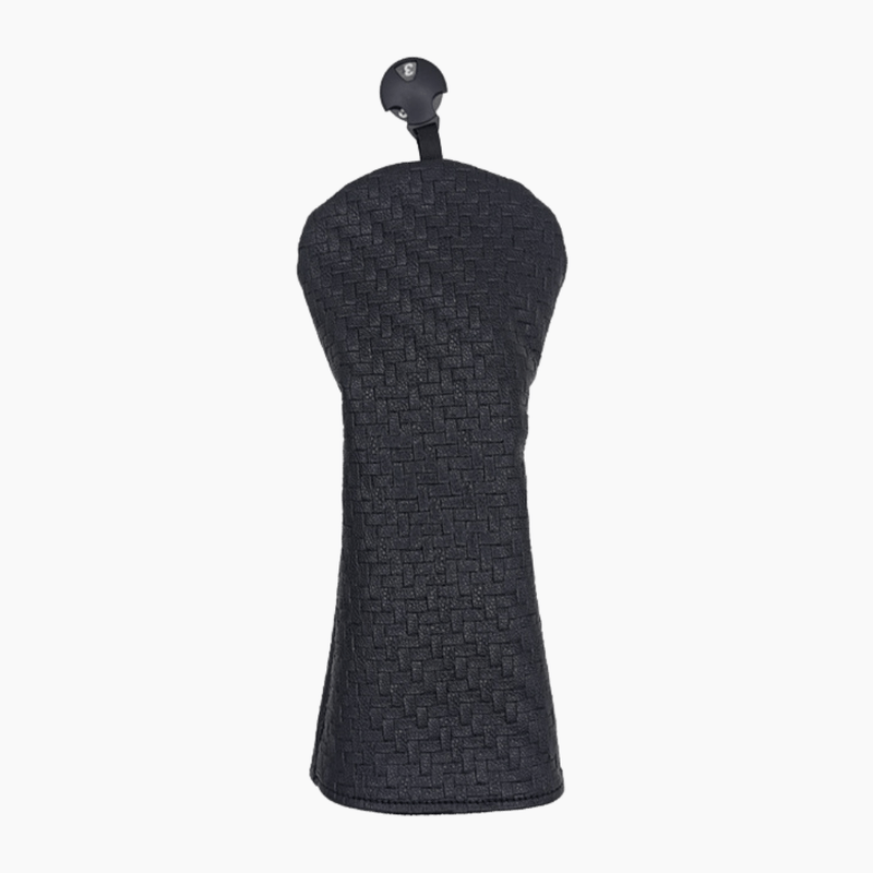 Textured Black Headcovers - Headcaddy