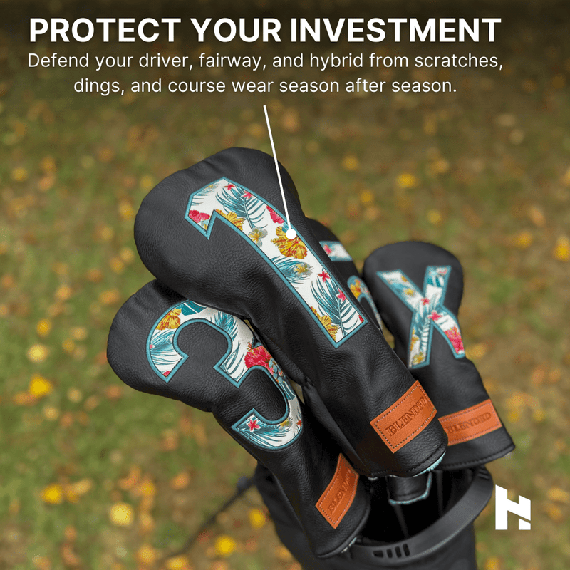 Tropic Floral Headcover - HeadCaddy