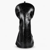 Vintage Black Waxed Driver Headcover - HeadCaddy